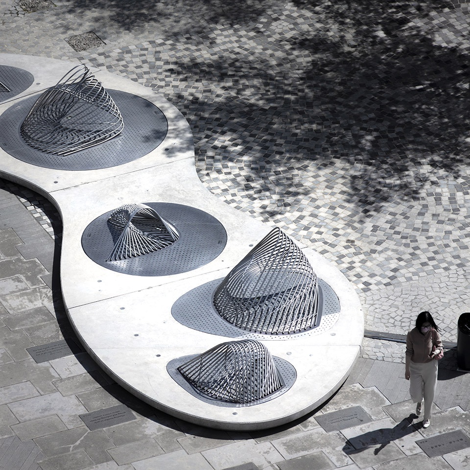 rediscovering landscape a public artwork trilogy for the reopening of hong kong museum of art by aaam architects