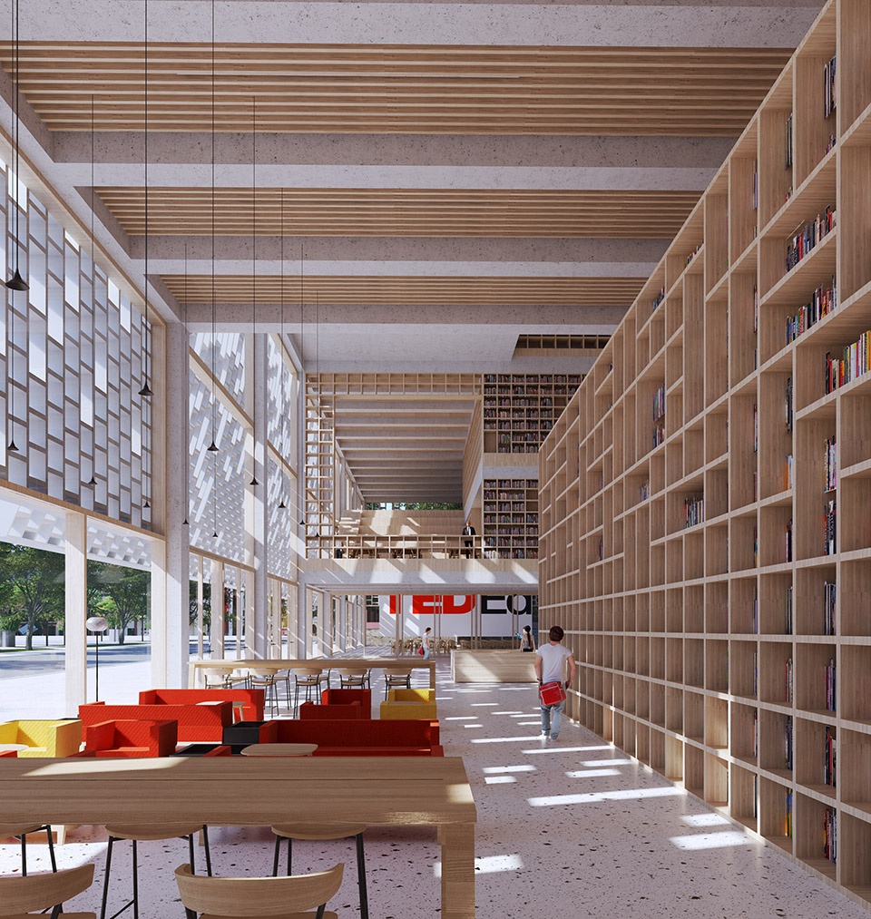 macau central library by mecanoo