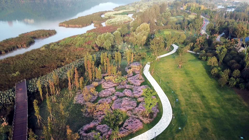 sichuan nanbu water city yuji island park china by blvd international