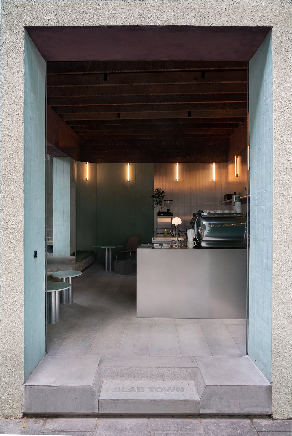 slab town cafe shanghai fumin road china by case pavilion