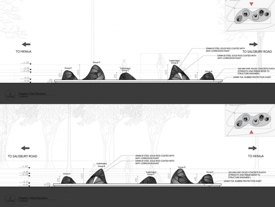 rediscovering landscape a public artwork trilogy for the reopening of hong kong museum of art by aaam architects