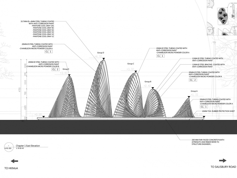 rediscovering landscape a public artwork trilogy for the reopening of hong kong museum of art by aaam architects