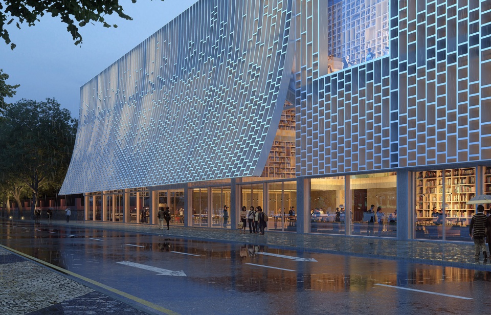 macau central library by mecanoo