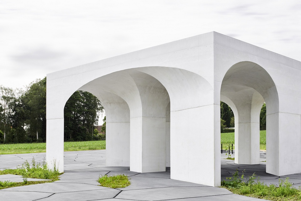 six vaults pavilion by gijs van vaerenbergh