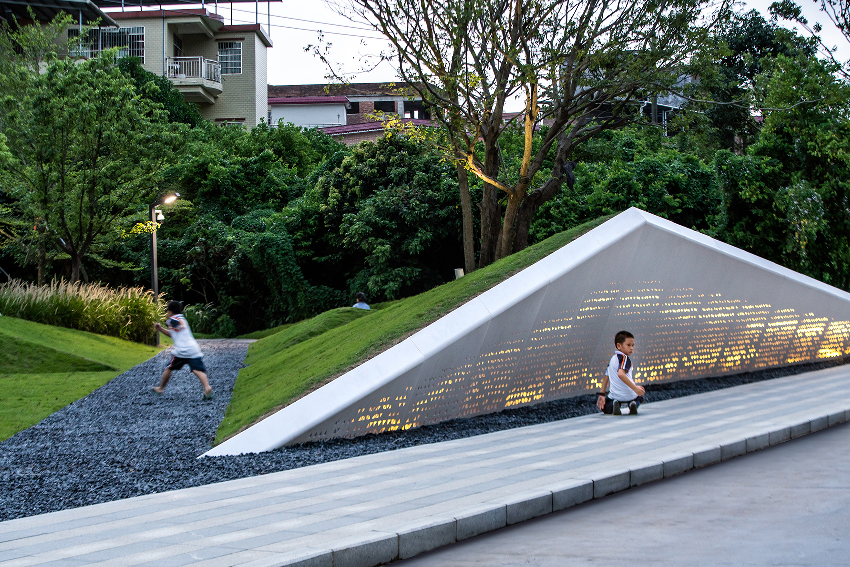 广州黄登社区旧改签约中心景观设计 / upon莆上设计事务所