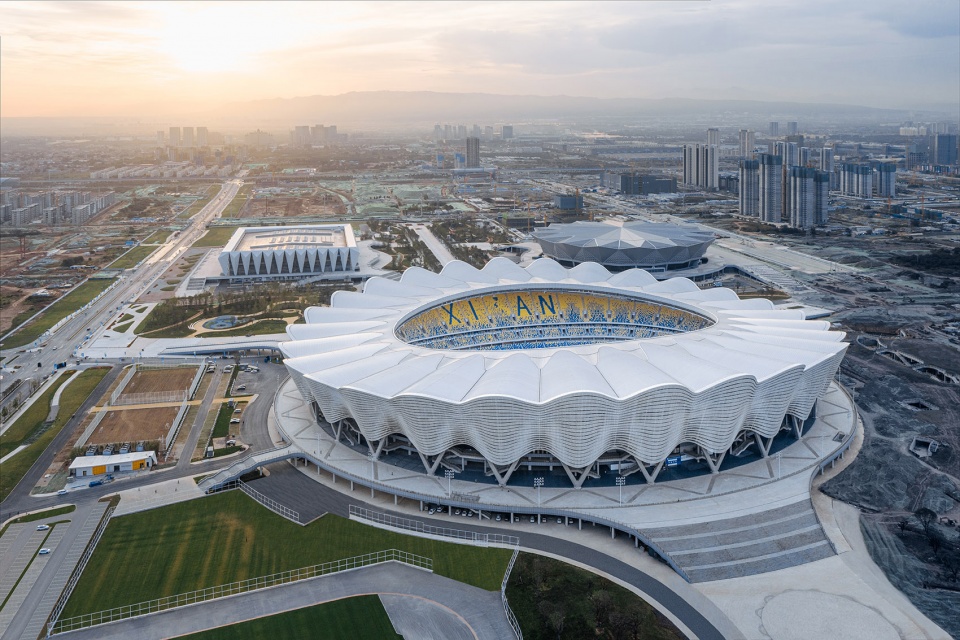 Master Plan and Main Stadium Design and Xi An Olympic Sports Center China by PTW