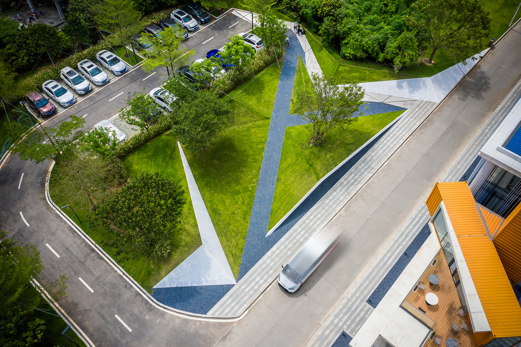contract central for community of huangdeng china by upon design studio
