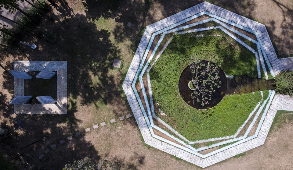 kola bhaban prangon landscape architecture at faculty of arts university of dhaka by sthanik consultants