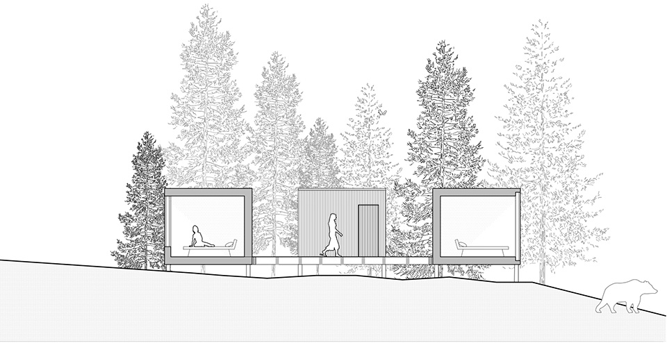 shelters for hotel bjornson by ark shelter