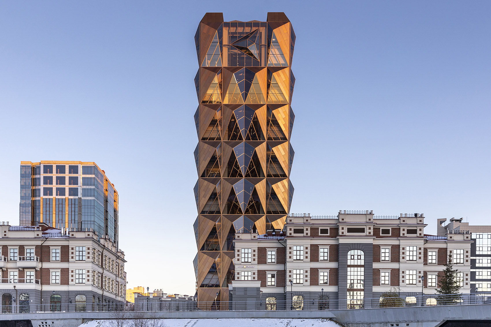 rcc headquarters in ekaterinburg by foster partners