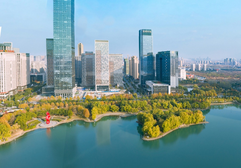 Hefei New Municipal and Culture District Swan Lake Park by LA Design