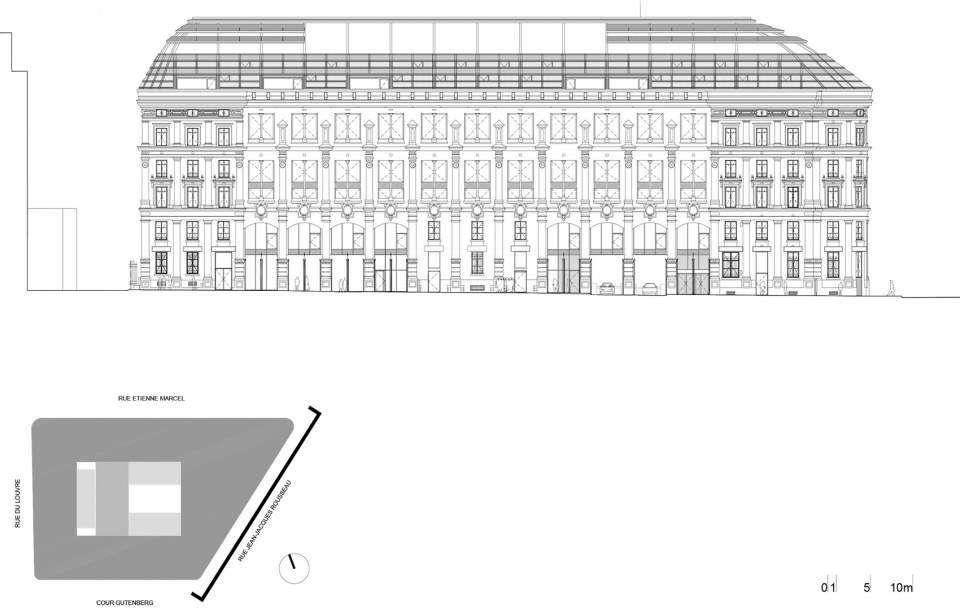 la poste du louvre by dominique perrault architect