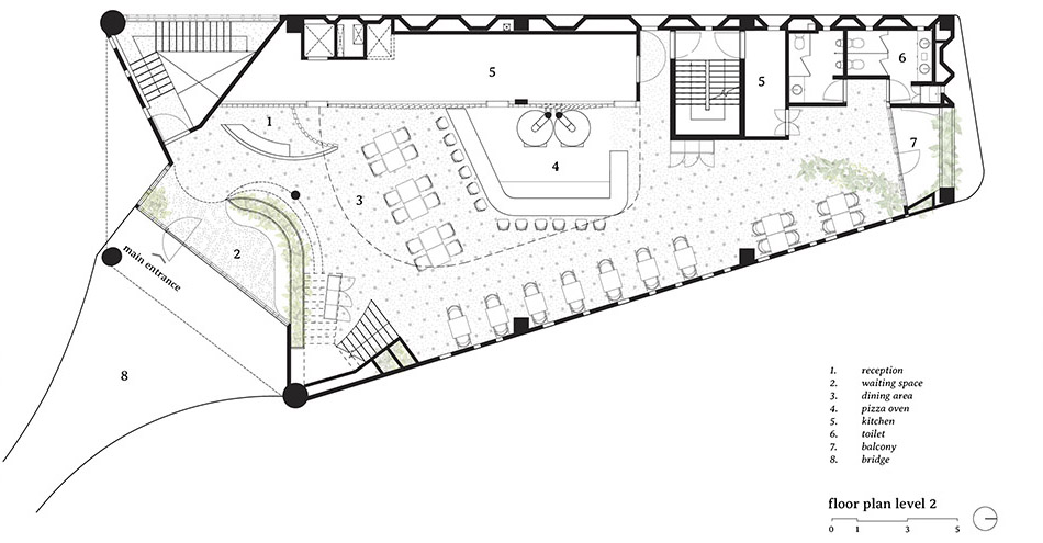 PIZZA 4P S HAI PHONG by Takashi Niwa Architects 1