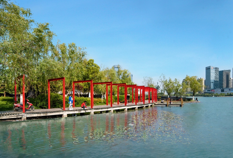 Hefei New Municipal and Culture District Swan Lake Park by LA Design