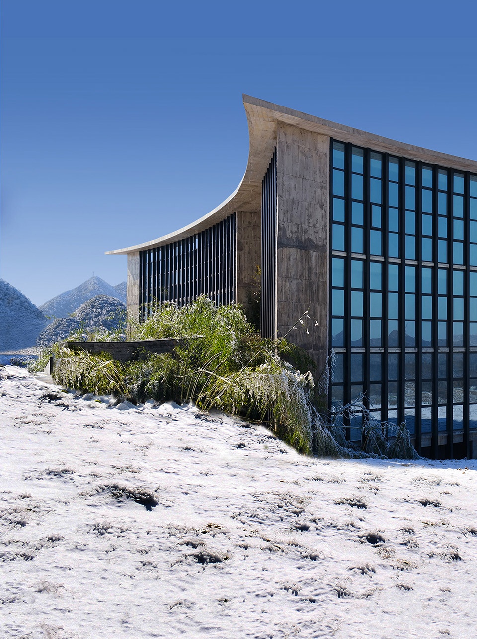 cuisuba yi cultural visitor center china by west line studio