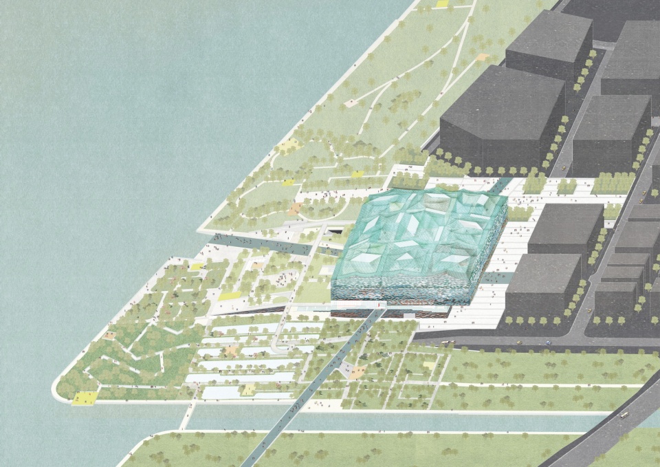 design proposal for guoshen national museum shenzhen by urbanus