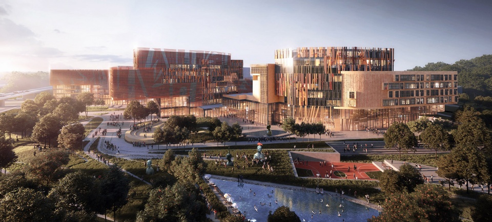 international competition for architectural design of shenzhen conservatory of music by miralles tagliabue embt