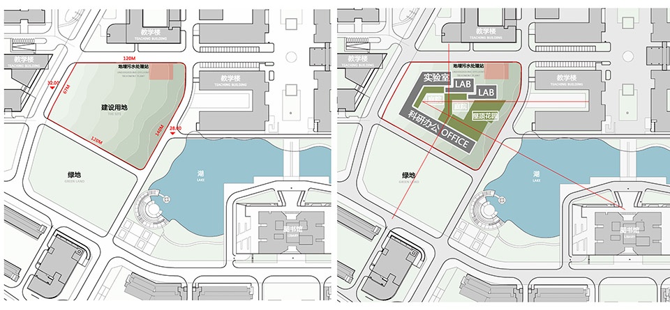 3D garden School of Environmental Studies building by TJAD