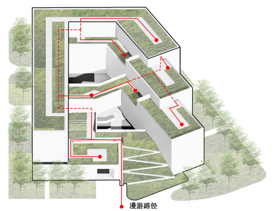 3D garden School of Environmental Studies building, China by TJAD 谷德设计网