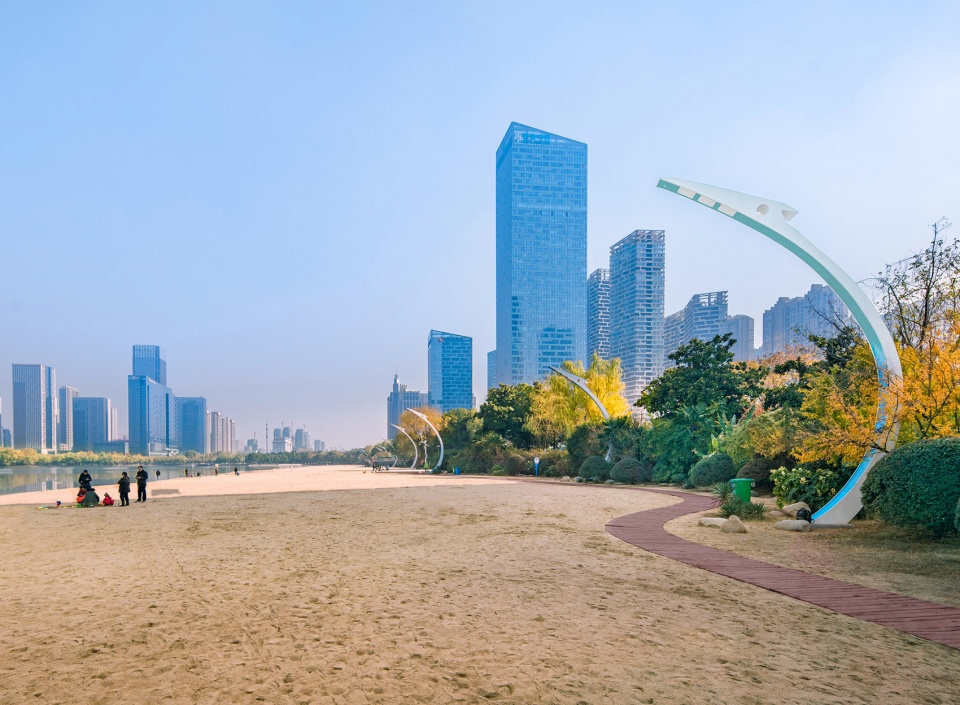Hefei New Municipal and Culture District Swan Lake Park by LA Design