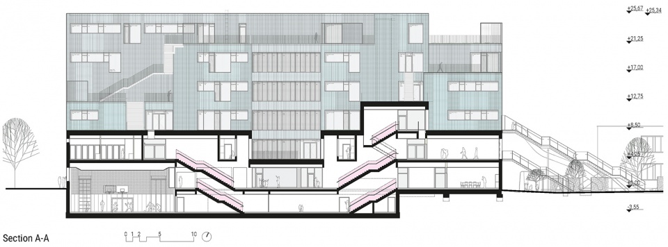 langenfeldgasse primary and vocational school by ppag architects