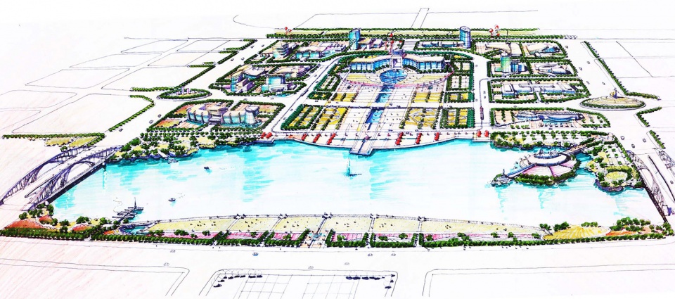 Hefei New Municipal and Culture District Swan Lake Park by LA Design