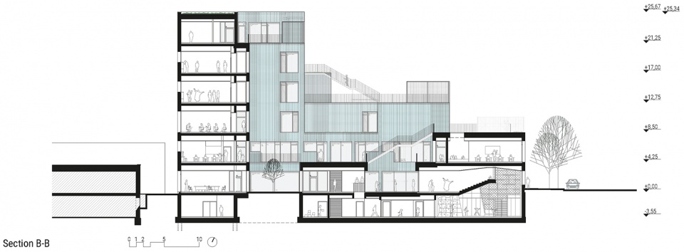 langenfeldgasse primary and vocational school by ppag architects