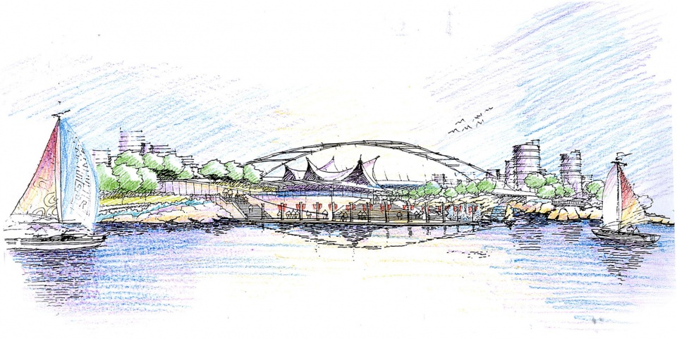 Hefei New Municipal and Culture District Swan Lake Park by LA Design