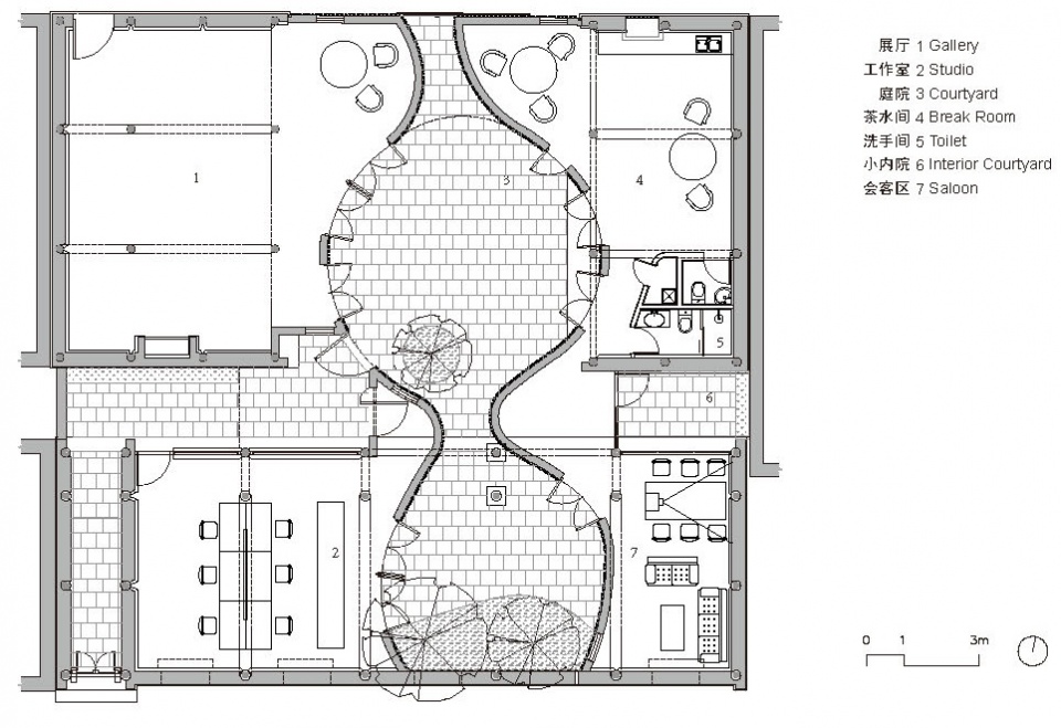 quad of gourd no 37 luanqing hutong beijing by urbanus
