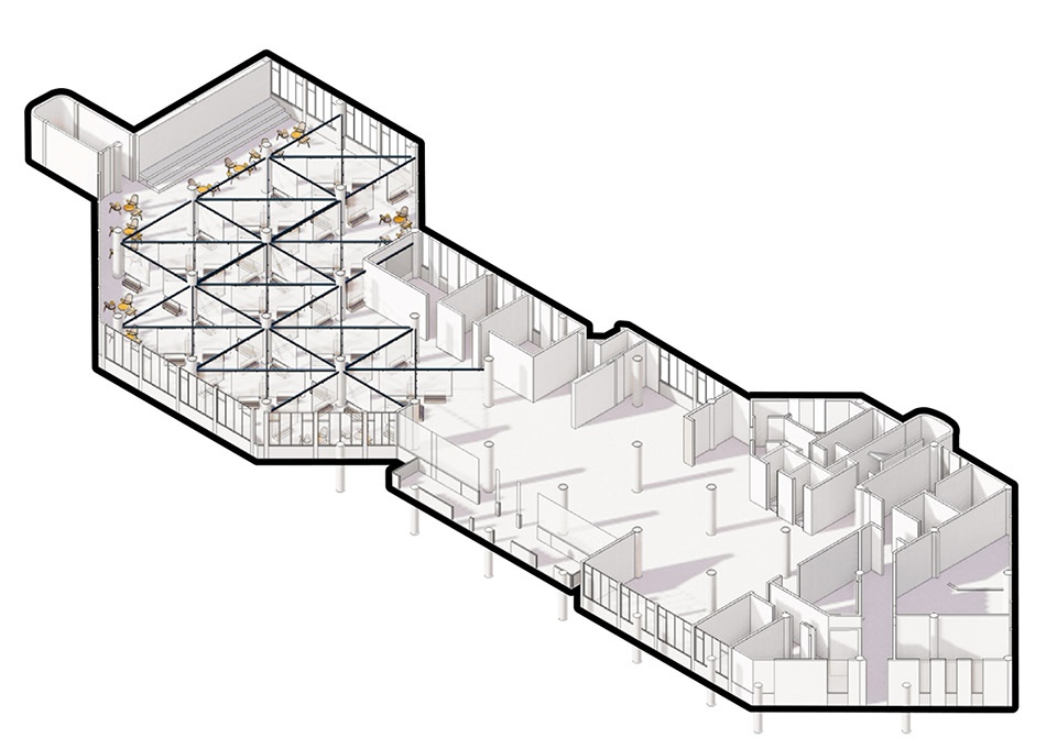 Reconstruction of Bao Yugang Library of Jiaotong University China by Oumoumou Studio