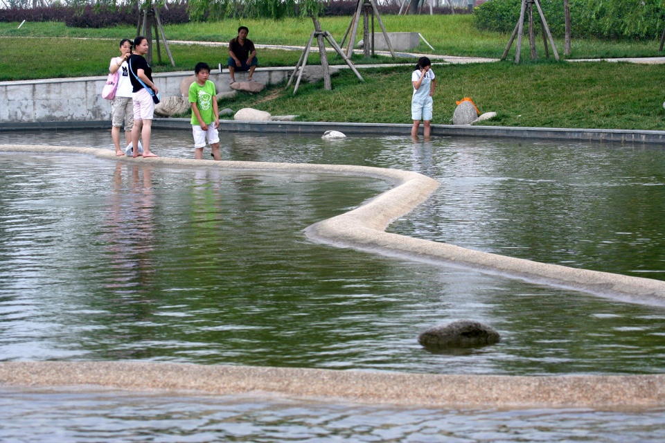 Hefei New Municipal and Culture District Swan Lake Park by LA Design