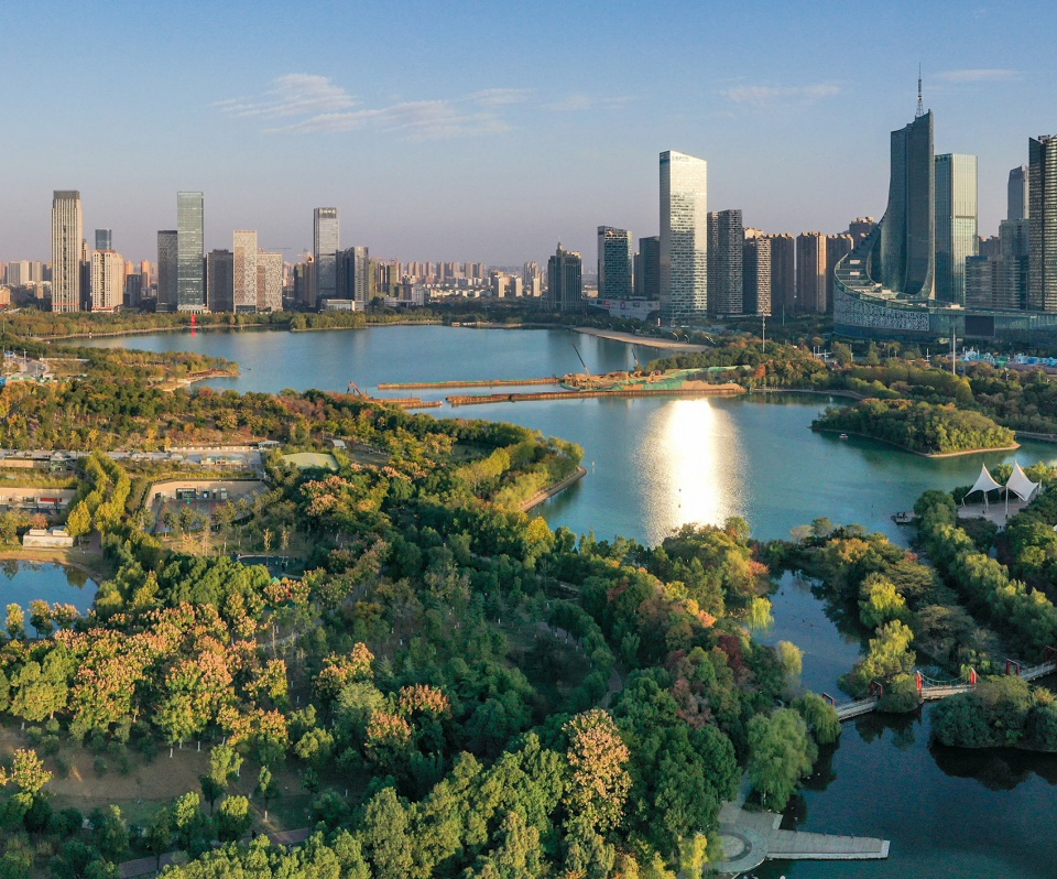 Hefei New Municipal and Culture District Swan Lake Park by LA Design