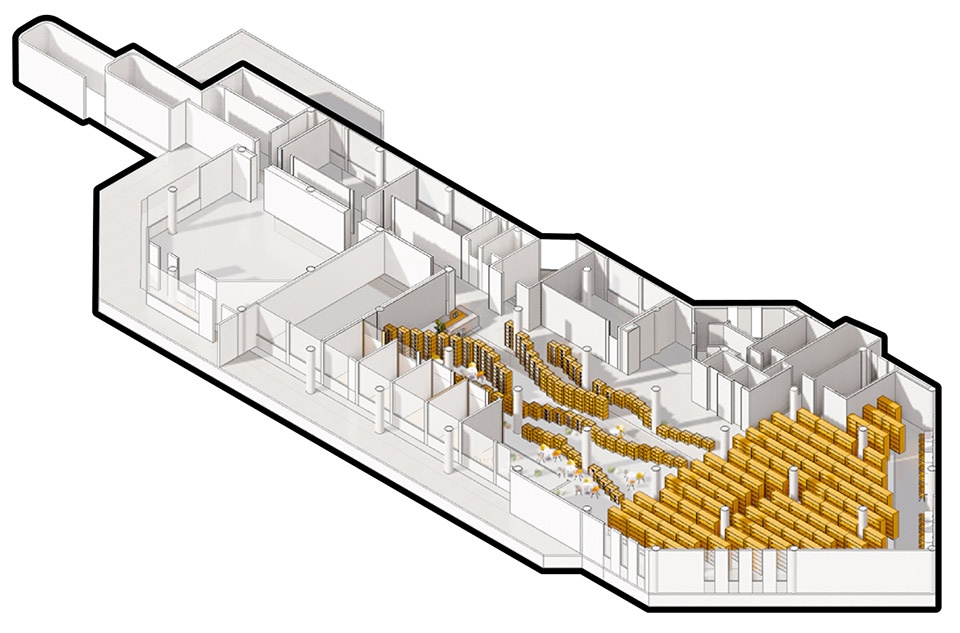 Reconstruction of Bao Yugang Library of Jiaotong University China by Oumoumou Studio