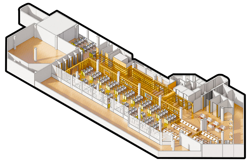 Reconstruction of Bao Yugang Library of Jiaotong University China by Oumoumou Studio