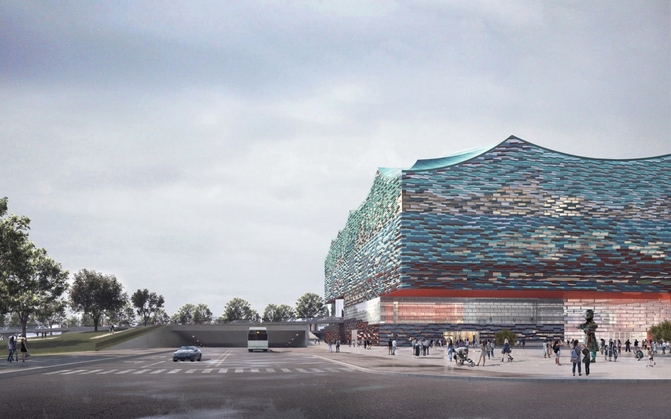 design proposal for guoshen national museum shenzhen by urbanus