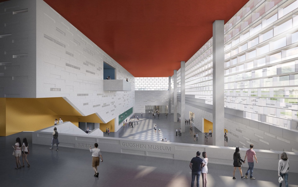 design proposal for guoshen national museum shenzhen by urbanus
