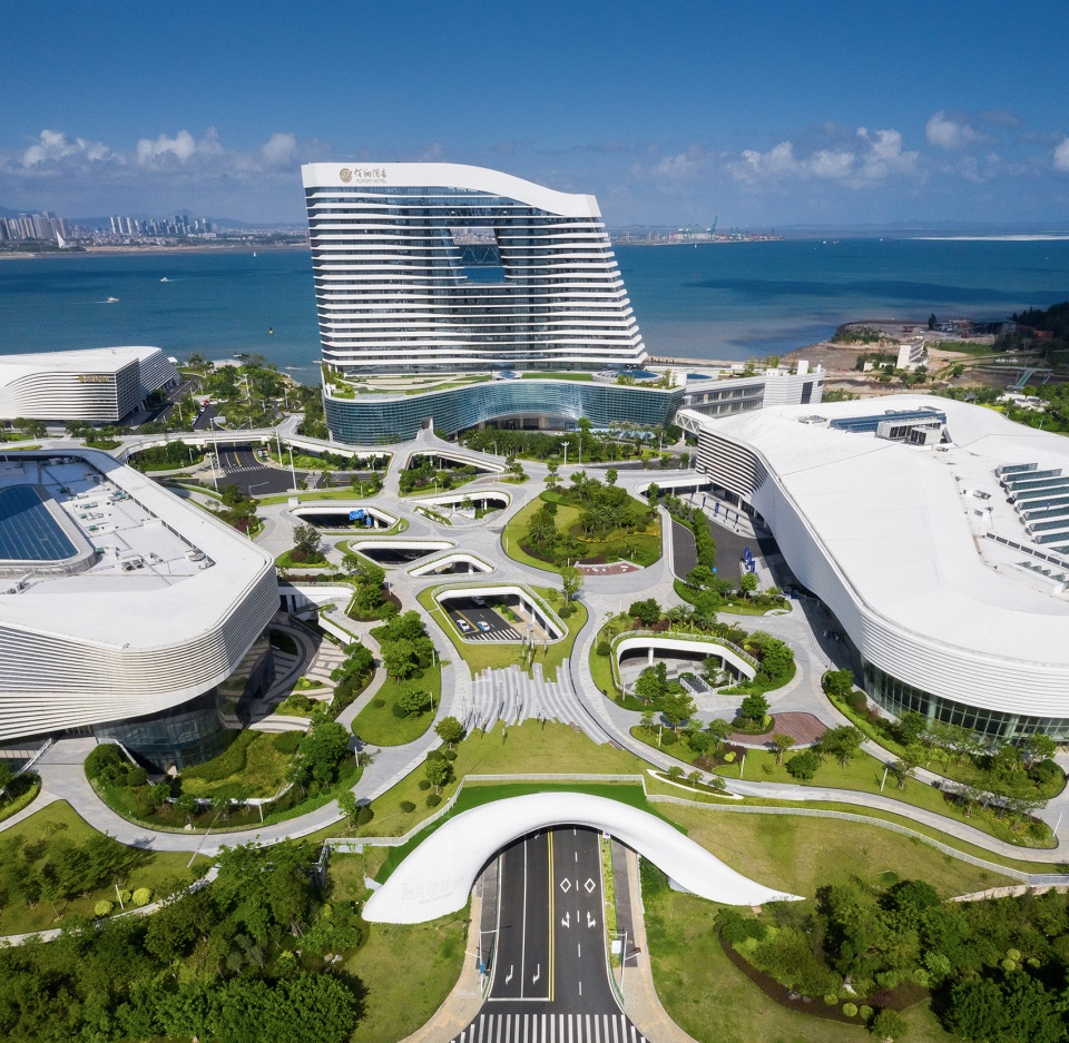 Xiamen Strait Tourism Service Center, China by Tao Zhi Studio