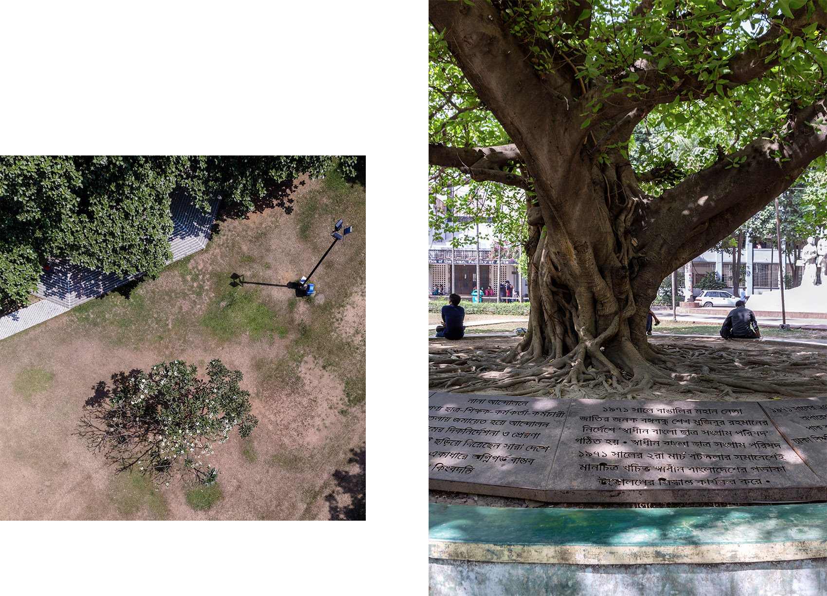 kola bhaban prangon landscape architecture at faculty of arts university of dhaka by sthanik consultants