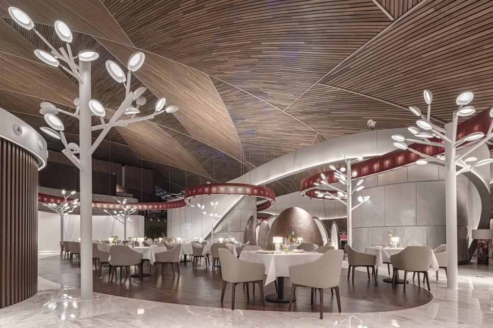 ncpa western cuisine national centre for the performing arts of china by golucci interior architects