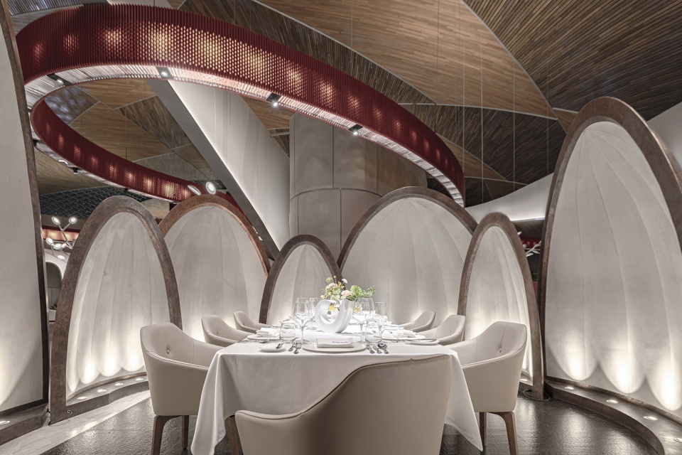 ncpa western cuisine national centre for the performing arts of china by golucci interior architects
