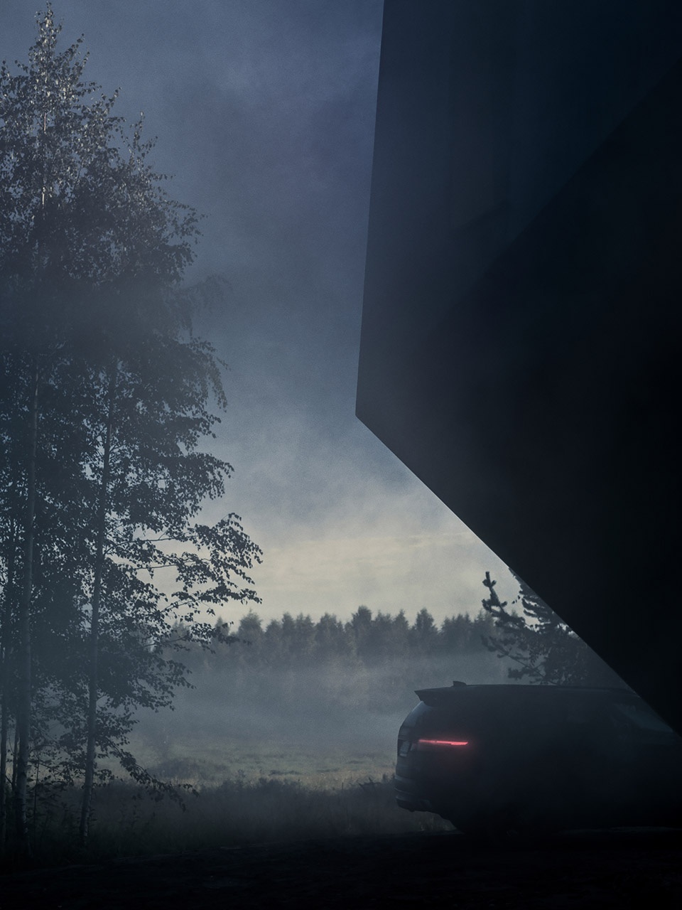meteorite wood home finland by atelje sotamaa