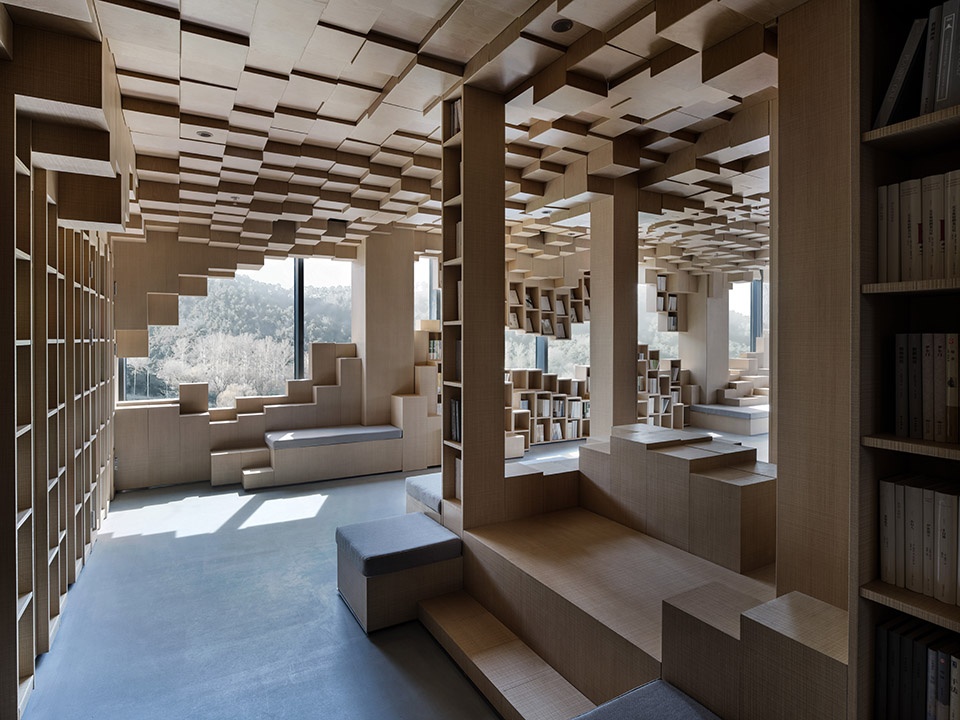 ▼一层阅读空间,reading area on the first floor08 孙翔宇the