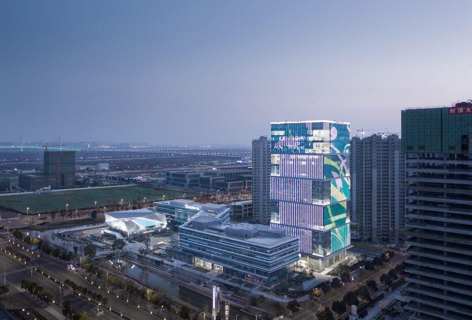 shared space project of nanjing jiangbei new area industrial technology research and innovation park china by city town architects