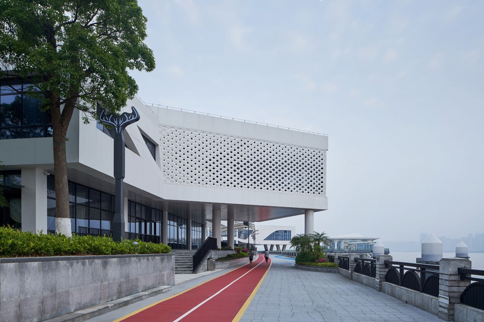 wenzhou 1 8km new bund ou river lighting wharf materplan by antistatics architecture