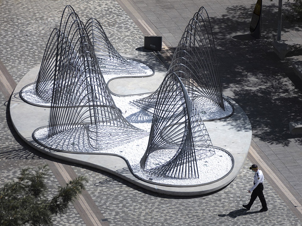 rediscovering landscape a public artwork trilogy for the reopening of hong kong museum of art by aaam architects