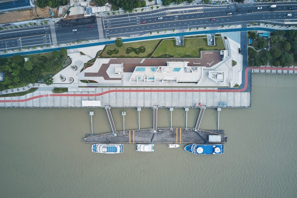 wenzhou 1 8km new bund ou river lighting wharf materplan by antistatics architecture