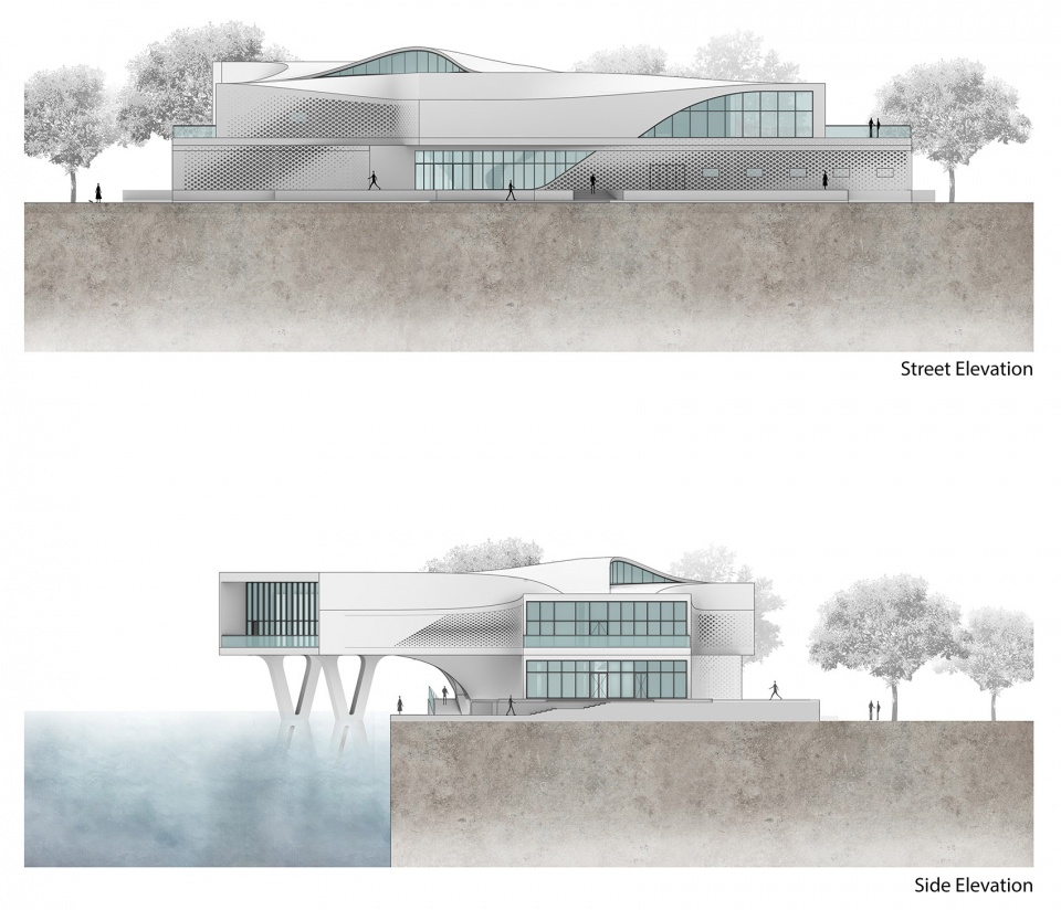 wenzhou 1 8km new bund ou river lighting wharf materplan by antistatics architecture