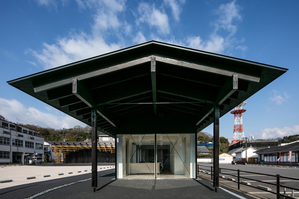 taketa castle town plaza oita by kengo kuma and associates
