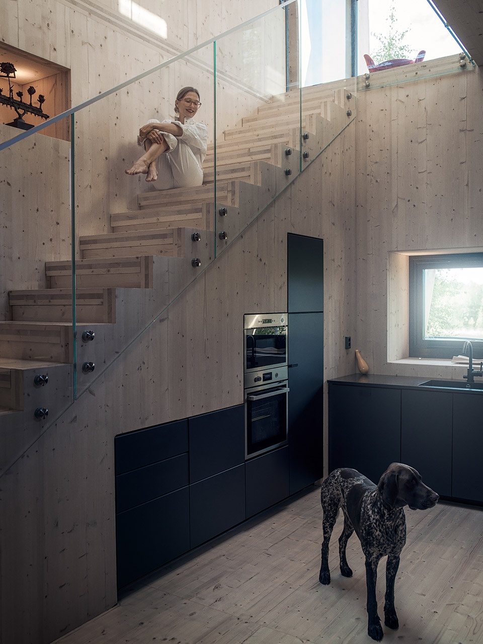 meteorite wood home finland by atelje sotamaa