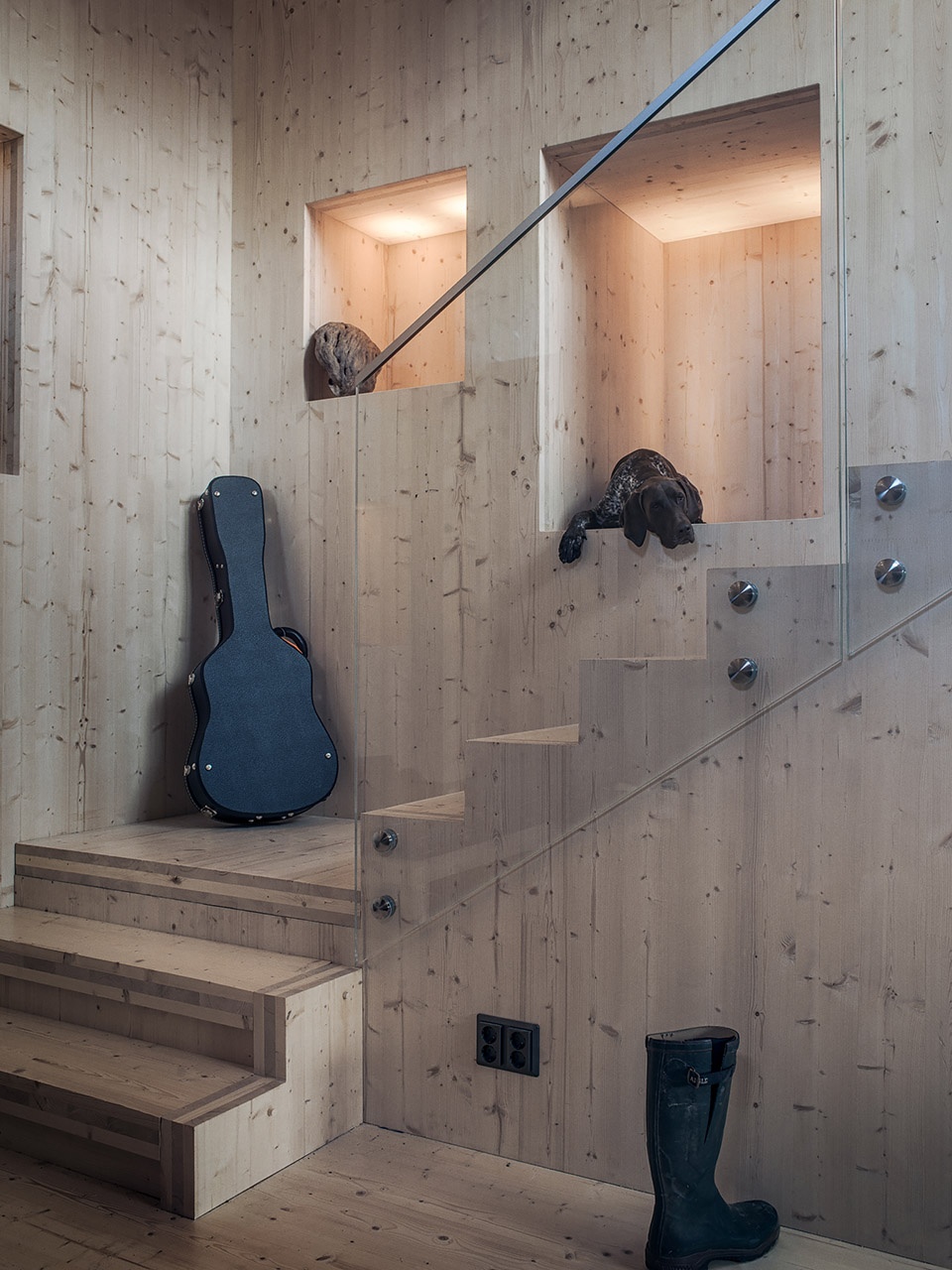 meteorite wood home finland by atelje sotamaa
